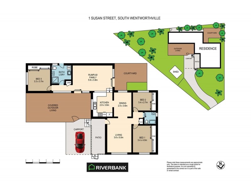 1 Susan Street, South Wentworthville NSW 2145 Floorplan
