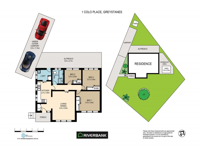 1 Colo Place, Greystanes NSW 2145 Floorplan