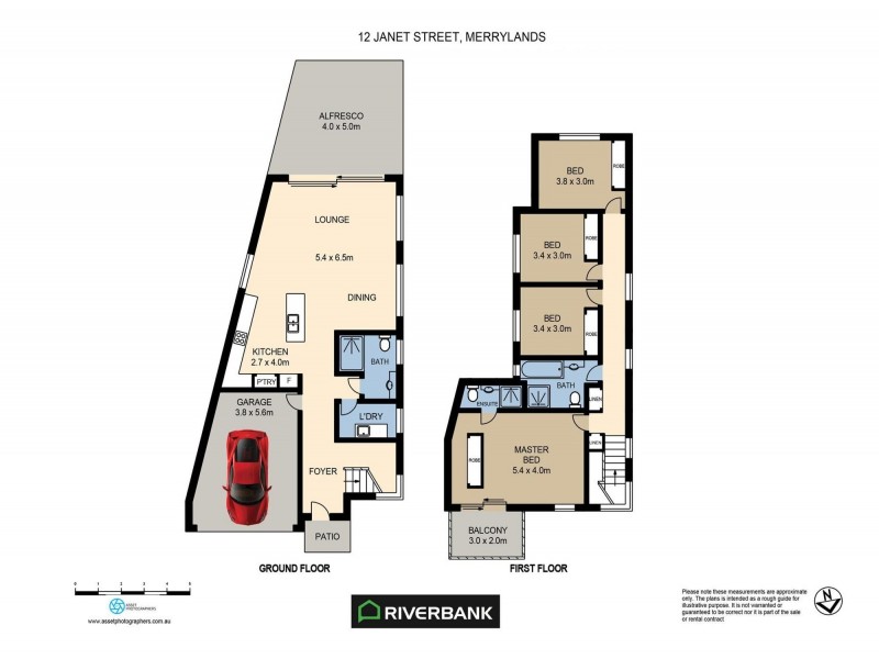 12 Janet Street, Merrylands NSW 2160 Floorplan