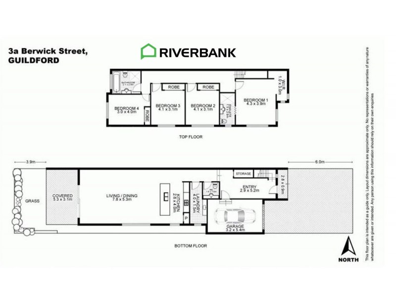 3a Berwick Street, Guildford NSW 2161 Floorplan