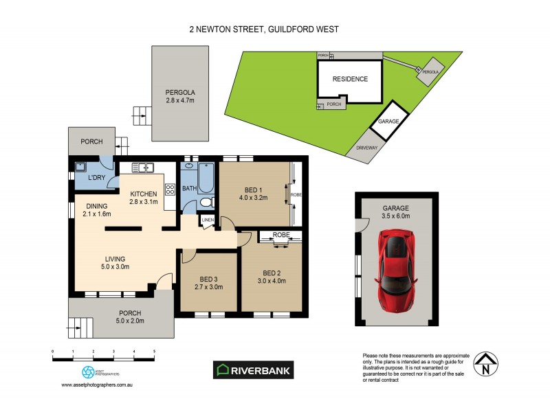 2 Newton St, Guildford NSW 2161 Floorplan