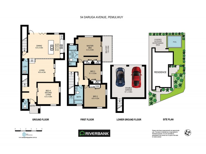 54 Daruga Avenue, Pemulwuy NSW 2145 Floorplan