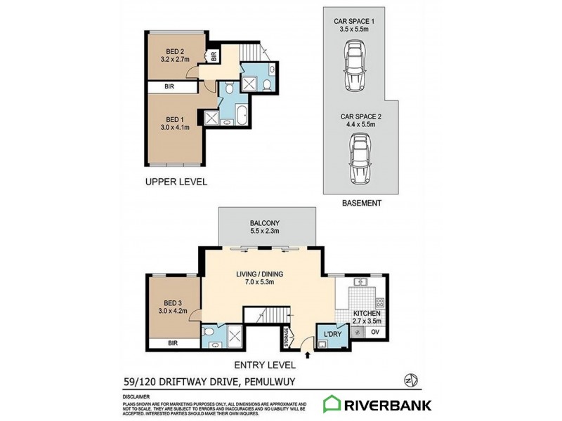 59/120 Driftway Dr, Pemulwuy NSW 2145 Floorplan