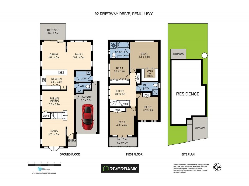 92 Driftway Dr, Pemulwuy NSW 2145 Floorplan