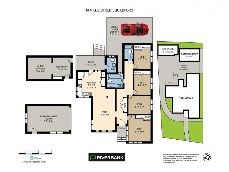 14 Millie Street, Guildford NSW 2161 Floorplan