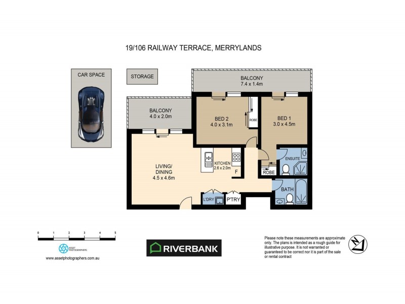 19/102-106 Railway Tce, Merrylands NSW 2160 Floorplan