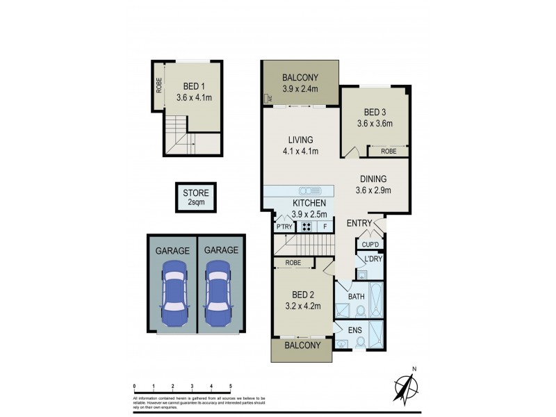 81/54-62 Nijong Dr, Pemulwuy NSW 2145 Floorplan