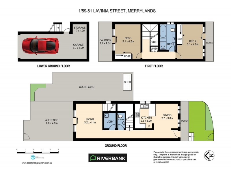 1/59-61 Lavinia Street, Merrylands NSW 2160 Floorplan