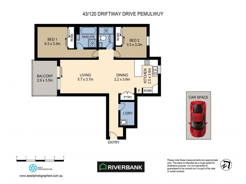 43/120 Driftway Dr, Pemulwuy NSW 2145 Floorplan
