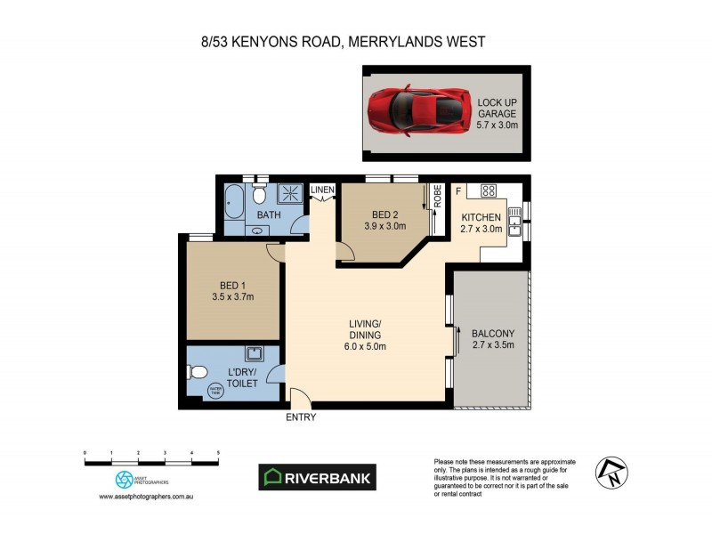8/53-57 Kenyons Road, Merrylands NSW 2160 Floorplan