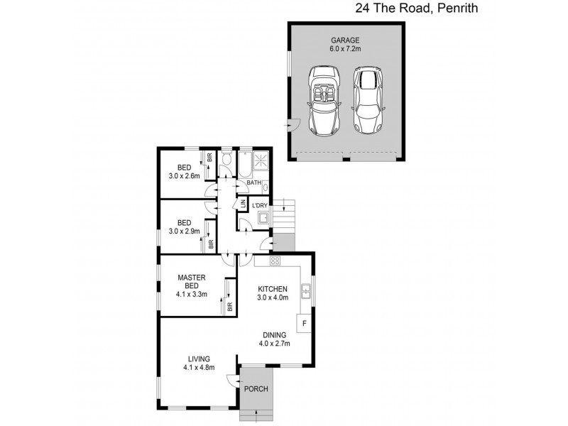 24 The Road, Penrith NSW 2750 Floorplan