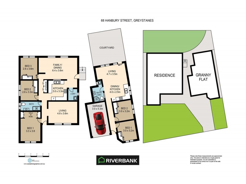 68 & 68A Hanbury Street, Greystanes NSW 2145 Floorplan