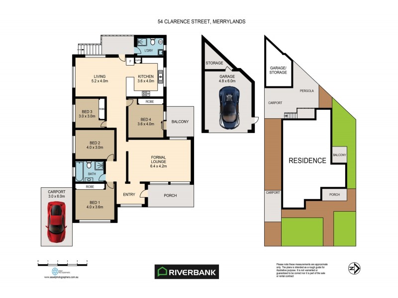 54 Clarence Street, Merrylands NSW 2160 Floorplan