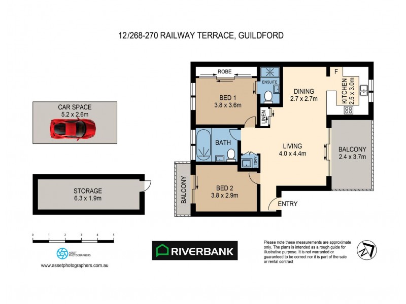 12/268-270 Railway Terrace, Guildford NSW 2161 Floorplan