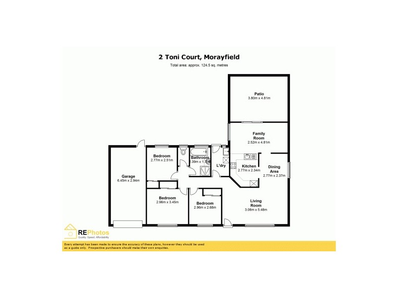 2 Toni Court, Morayfield QLD 4506 Floorplan