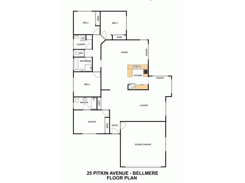 25 Pitkin Ave, Bellmere QLD 4510 Floorplan