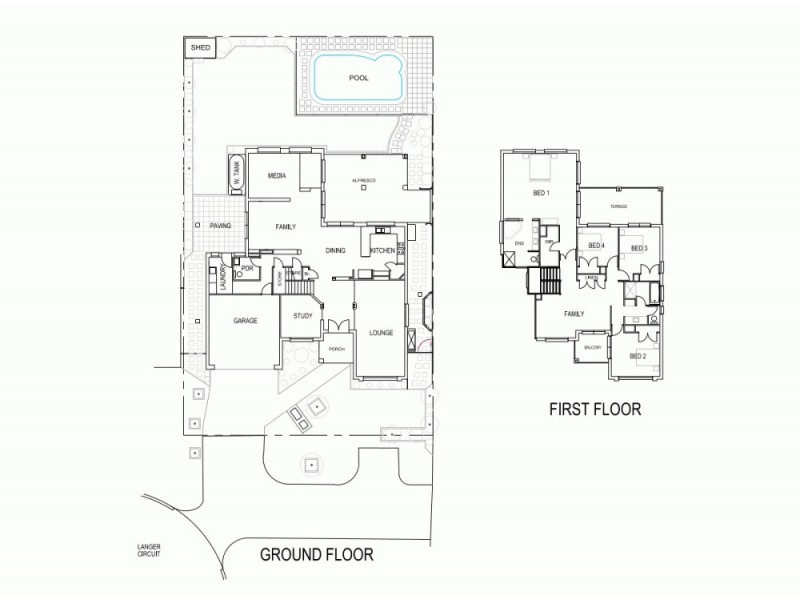 43 Langer Circuit, North Lakes QLD 4509 Floorplan