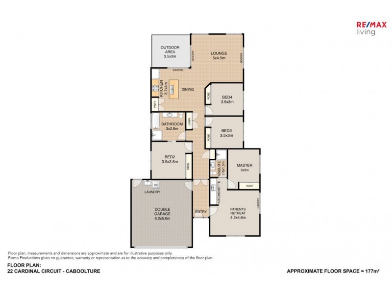 24 Cardinal Circuit, Caboolture QLD 4510 Floorplan