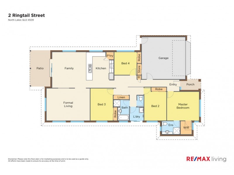 2 Ringtail Street, North Lakes QLD 4509 Floorplan