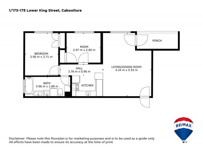 1/73-75 Lower King Street, Caboolture QLD 4510 Floorplan