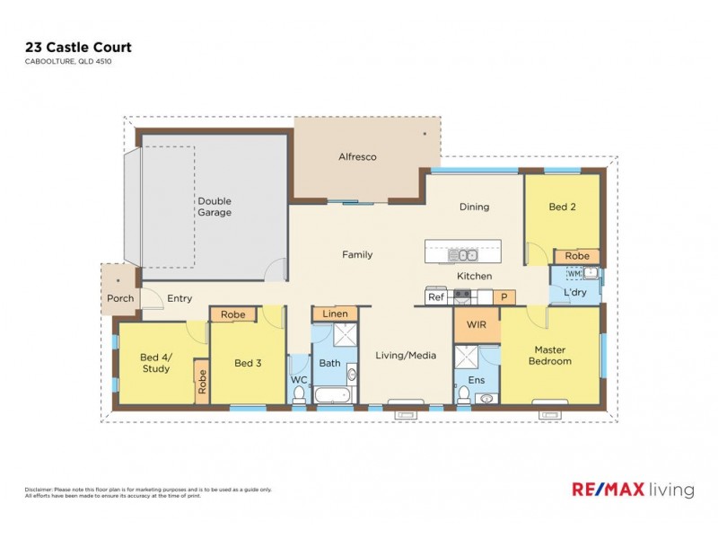 23 Castle Court, Caboolture QLD 4510 Floorplan