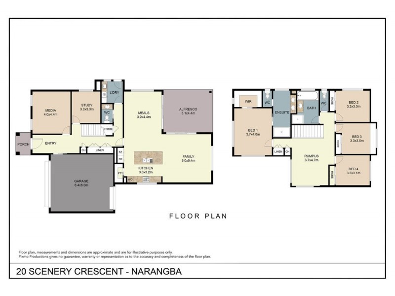 20 Scenery Crescent, Narangba QLD 4504 Floorplan