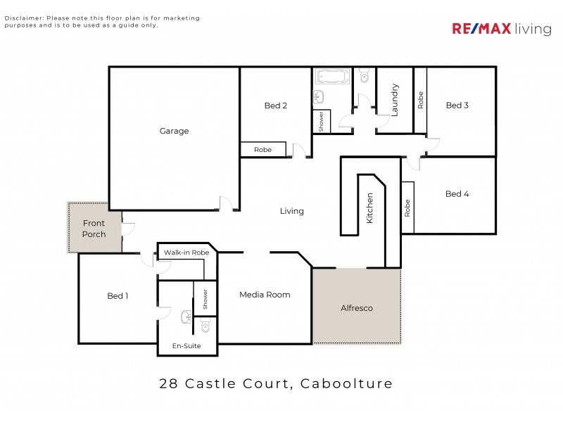 28 Castle Court, Caboolture QLD 4510 Floorplan