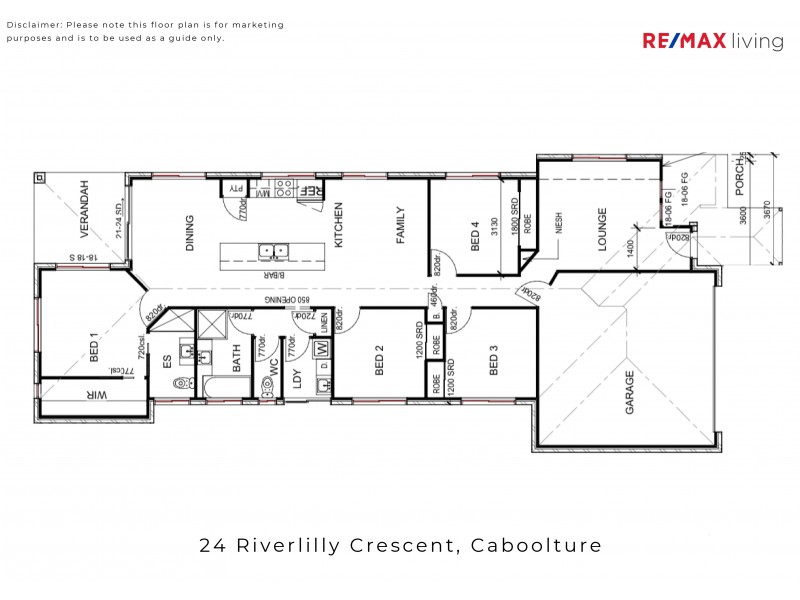 24 Riverlilly Crescent, Caboolture QLD 4510 Floorplan
