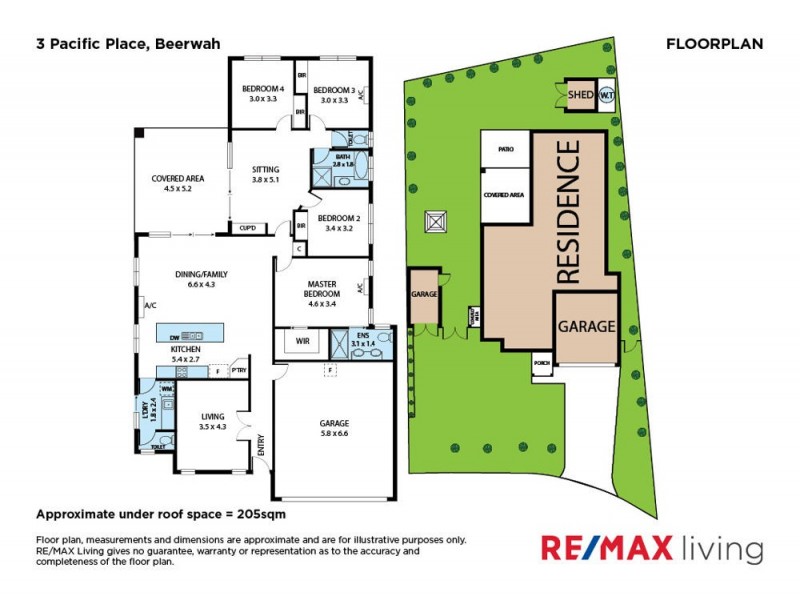 3 Pacific Place, Beerwah QLD 4519 Floorplan