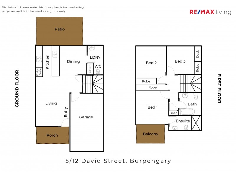 5/12 David Street, Burpengary QLD 4505 Floorplan