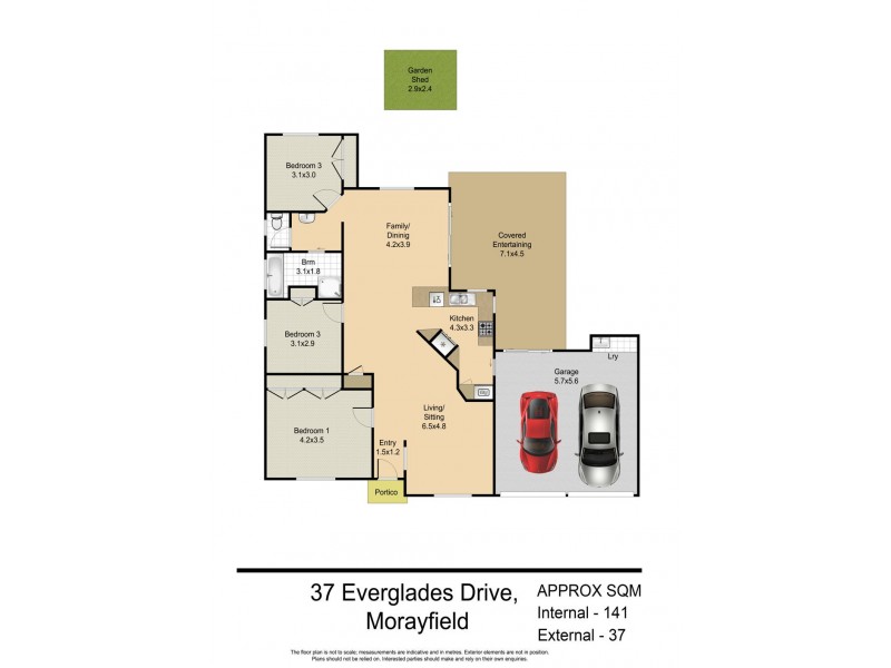 37 Everglades Drive, Morayfield QLD 4506 Floorplan