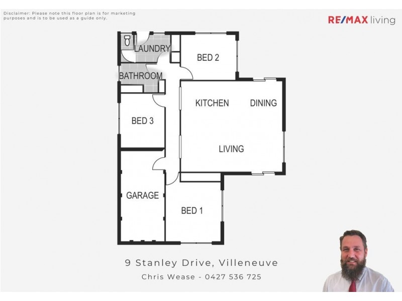 9 Stanley Drive, Villeneuve QLD 4514 Floorplan