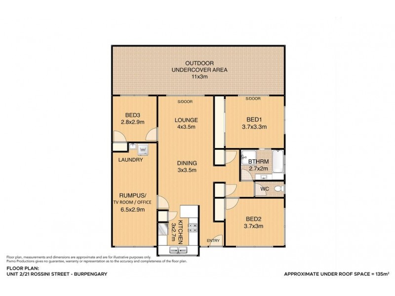 2/21 Rossini Street, Burpengary QLD 4505 Floorplan