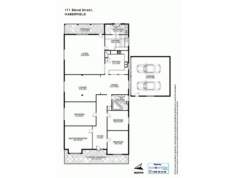 171 Bland St, Haberfield NSW 2045 Floorplan