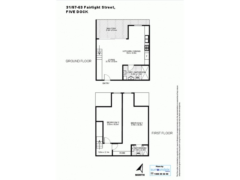 31/57-63 Fairlight St, Five Dock NSW 2046 Floorplan