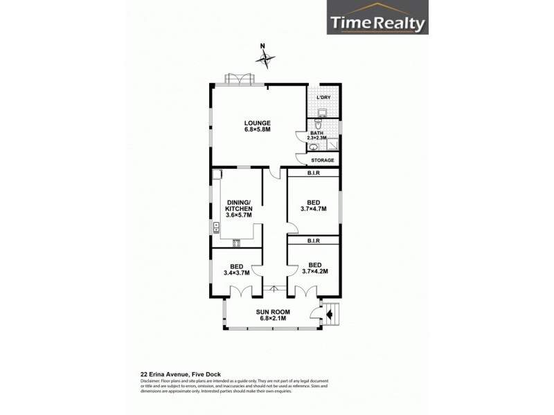 22 Erina Ave, Five Dock NSW 2046 Floorplan