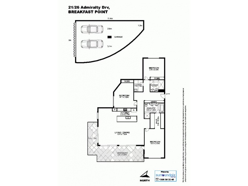 21 / 26 Admiralty Drv, Breakfast Point NSW 2137 Floorplan