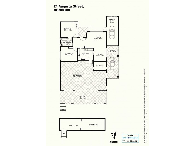 21 Augusta St, Concord NSW 2137 Floorplan