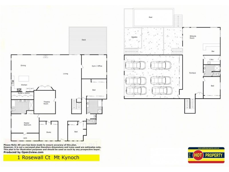 1 Rosewall Court, Mount Kynoch QLD 4350 Floorplan
