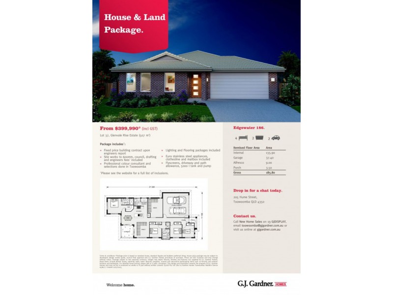 Lot 37 Glenvale Rise Estate, Glenvale QLD 4350