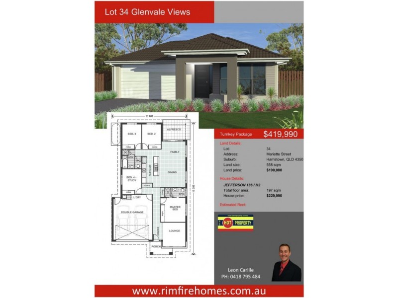 Lot 34 Glenvale Views Estate, Glenvale QLD 4350