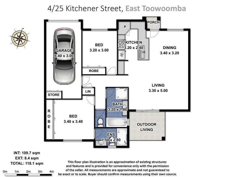 Unit 4/25-27 Kitchener Street, East Toowoomba QLD 4350 Floorplan
