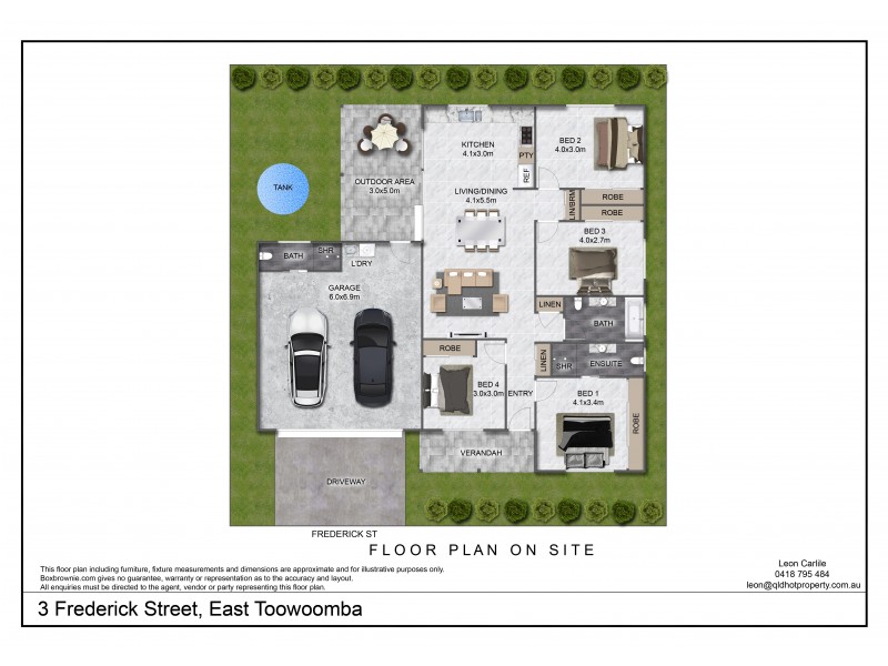 3 Frederick Street, East Toowoomba QLD 4350 Floorplan