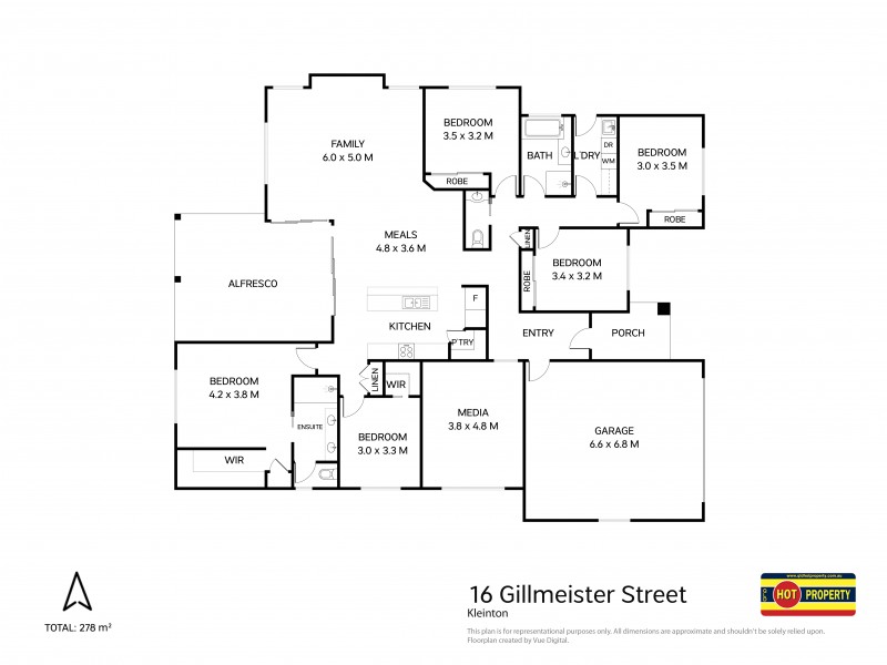 16 Gillmeister Street, Kleinton QLD 4352 Floorplan