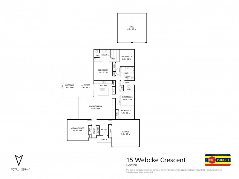 15 Webcke Crescent, Kleinton QLD 4352 Floorplan