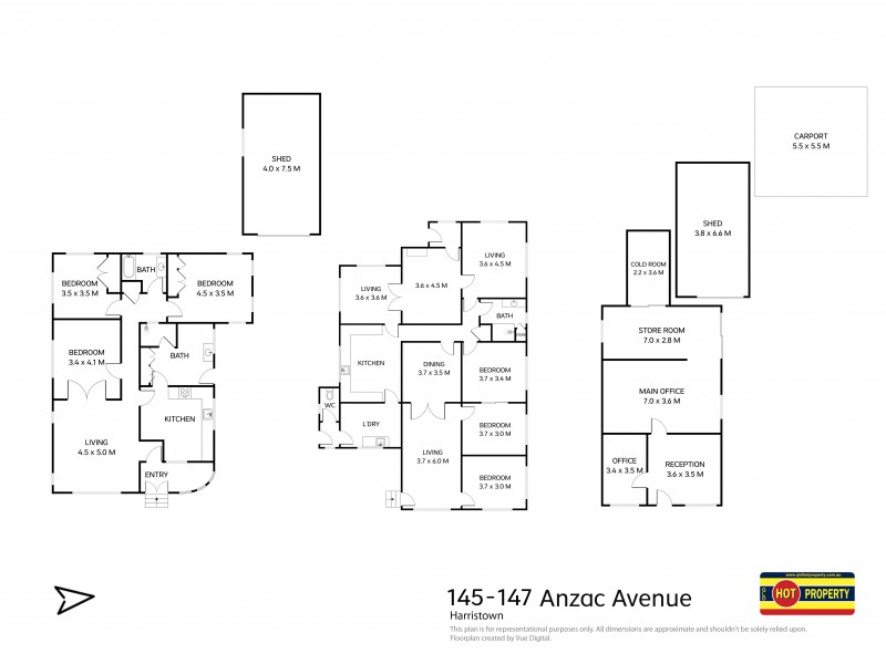 145-147 Anzac Avenue, Harristown QLD 4350 Floorplan