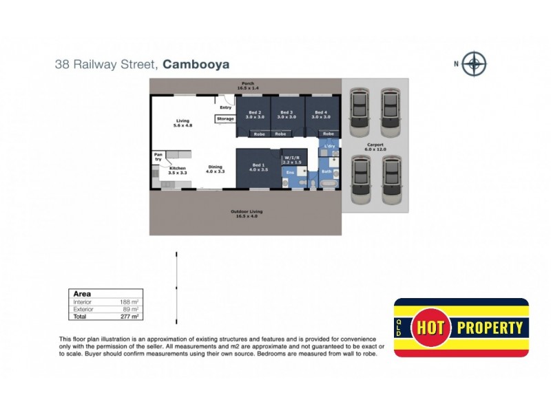38 Railway Street, Cambooya QLD 4358 Floorplan