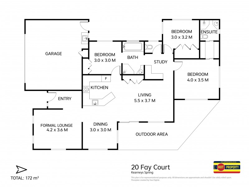 20 Fay Court, Kearneys Spring QLD 4350 Floorplan