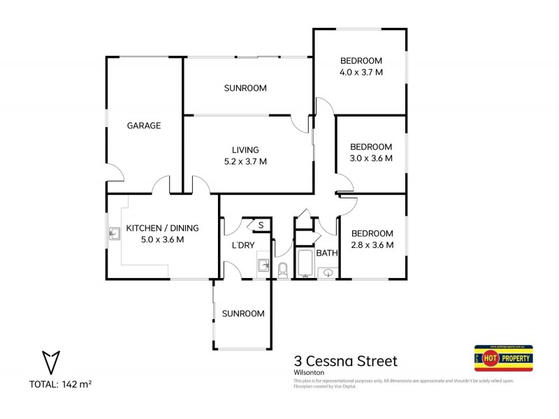 3 Cessna Street, Wilsonton QLD 4350 Floorplan