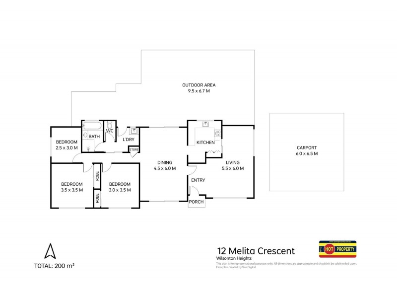 12 Melita Crescent, Wilsonton Heights QLD 4350 Floorplan